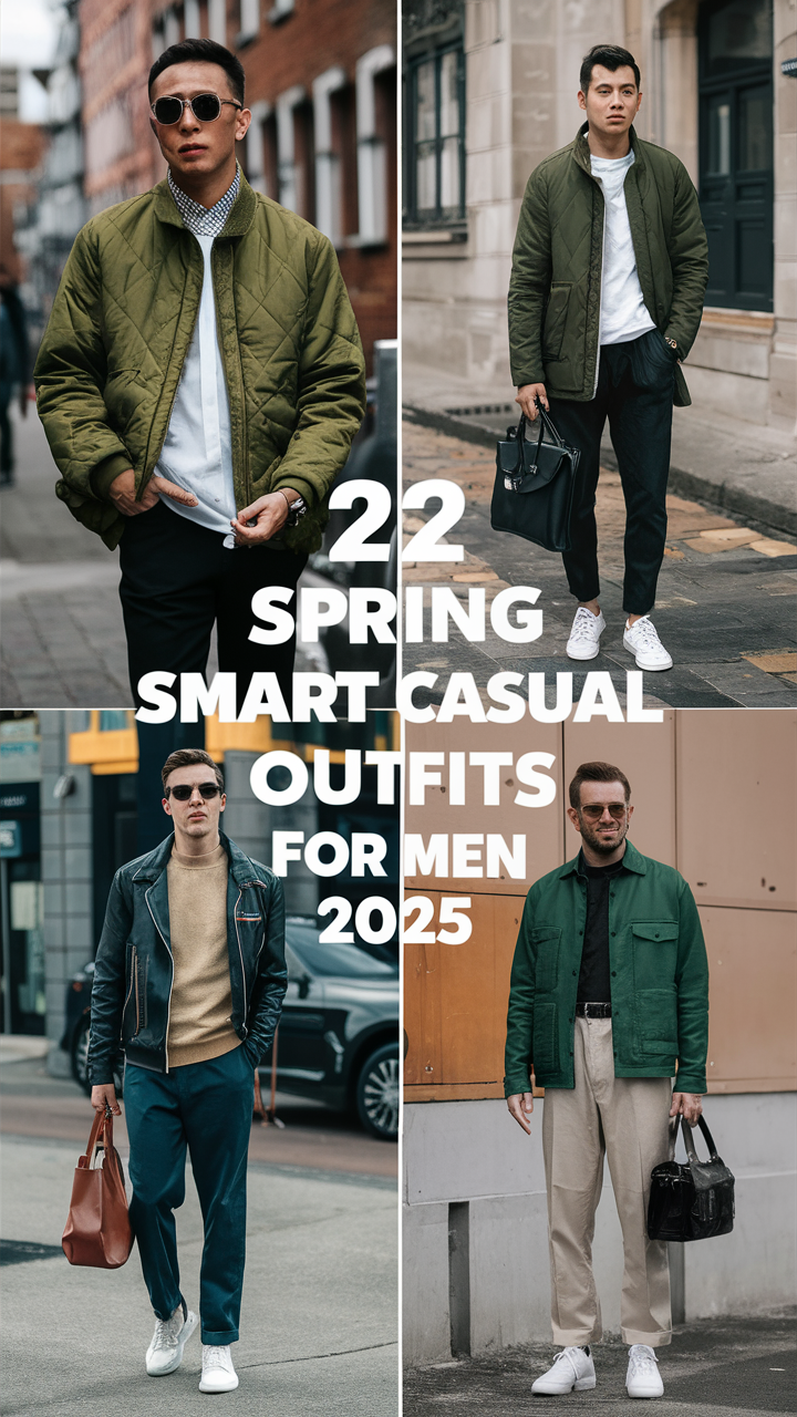 22 Spring Smart Casual Outfits for Men 2025: Classy and Trendy Style Ideas