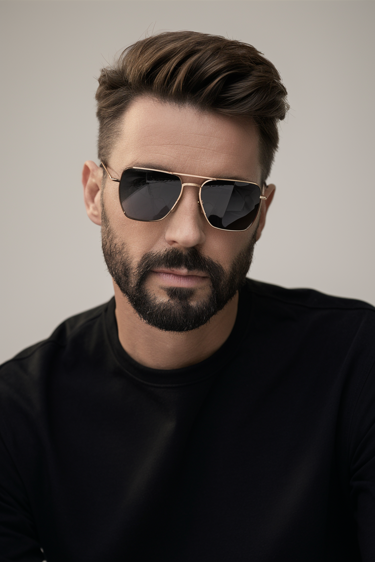 20 Ideas Best Men’s Haircuts for Round Face Shape – Short, Wavy, Curly, & Masculine Styles