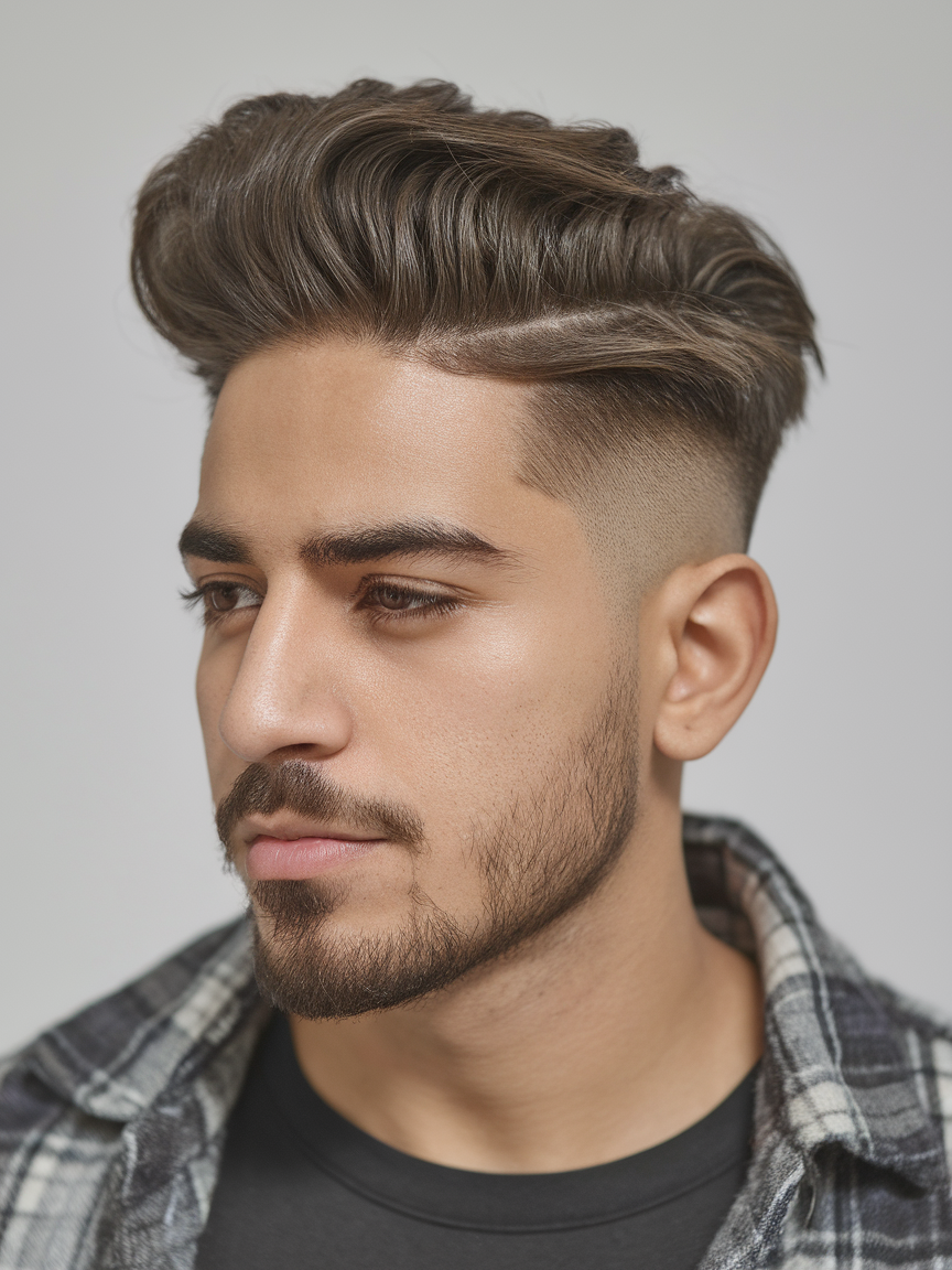 22 Men's Haircut Long Top Short Sides Styles – Modern Fade, Undercut, & Hairstyle Ideas