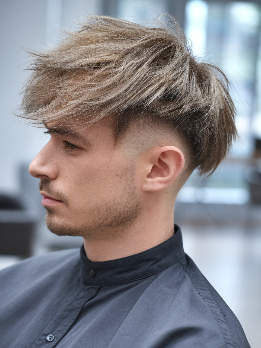 22 Men's Haircut Long Top Short Sides Styles – Modern Fade, Undercut, & Hairstyle Ideas