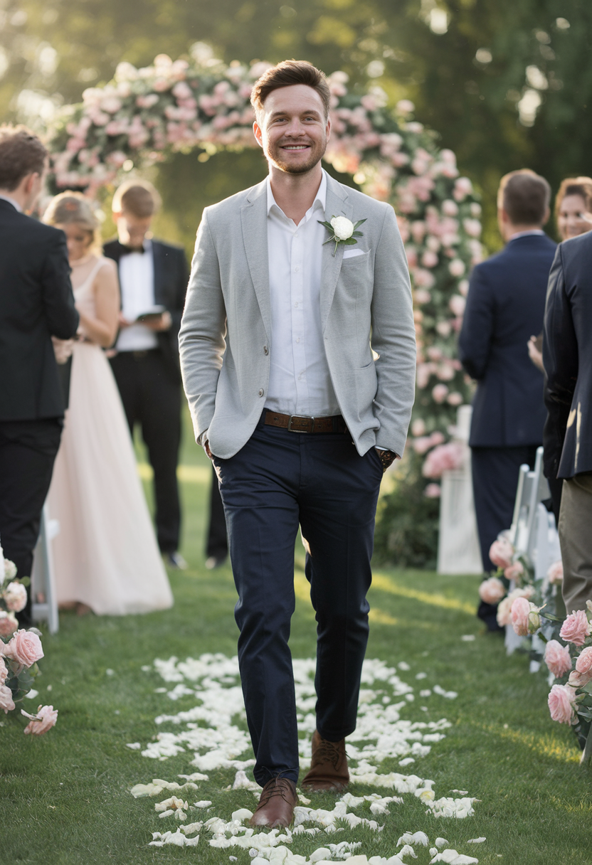 Men's Spring Wedding Outfits 2025 – 20 Stylish Ideas Looks for Every Guest & Dress Code