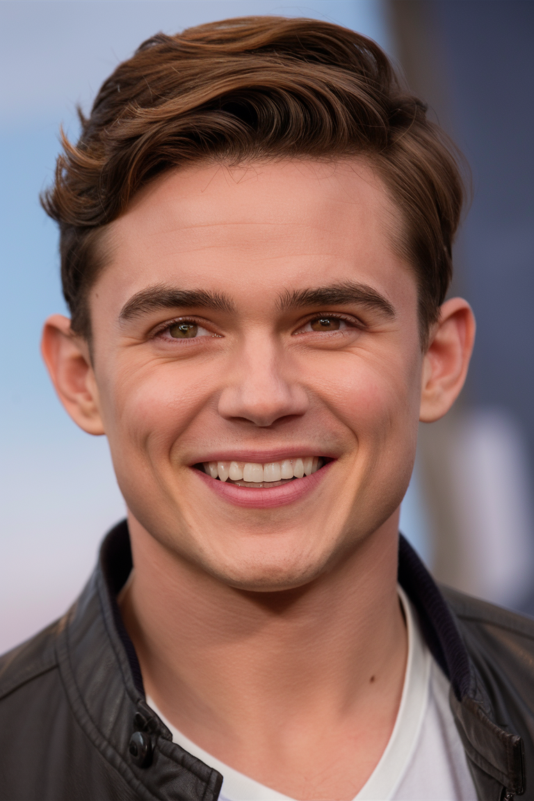 20 Ideas Best Men’s Haircuts for Round Face Shape – Short, Wavy, Curly, & Masculine Styles