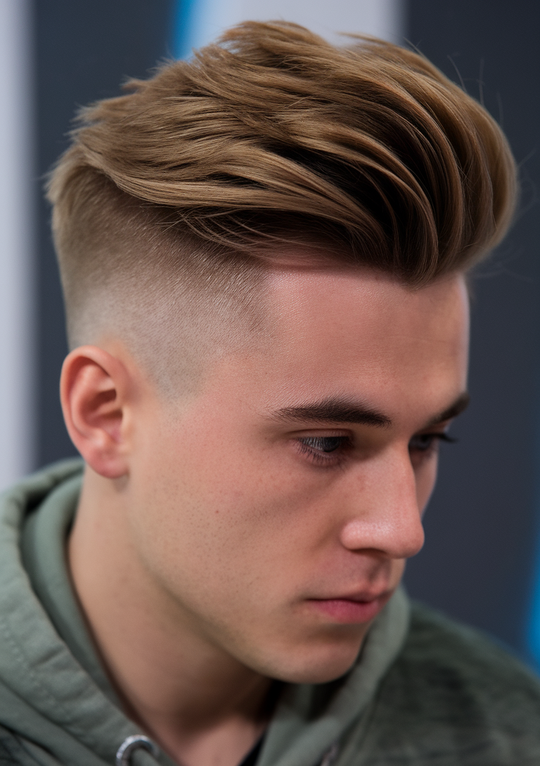22 Men's Haircut Long Top Short Sides Styles – Modern Fade, Undercut, & Hairstyle Ideas