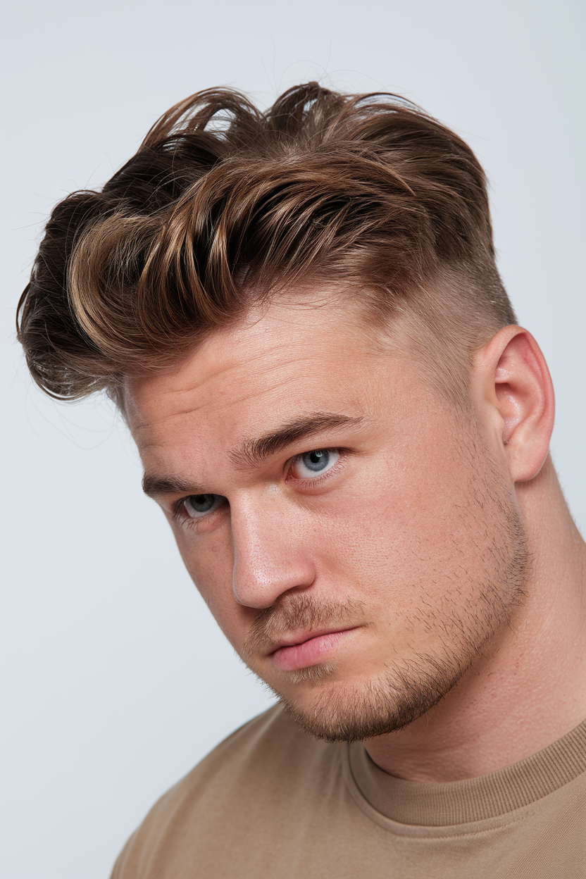 20 Ideas Best Men’s Haircuts for Round Face Shape – Short, Wavy, Curly, & Masculine Styles