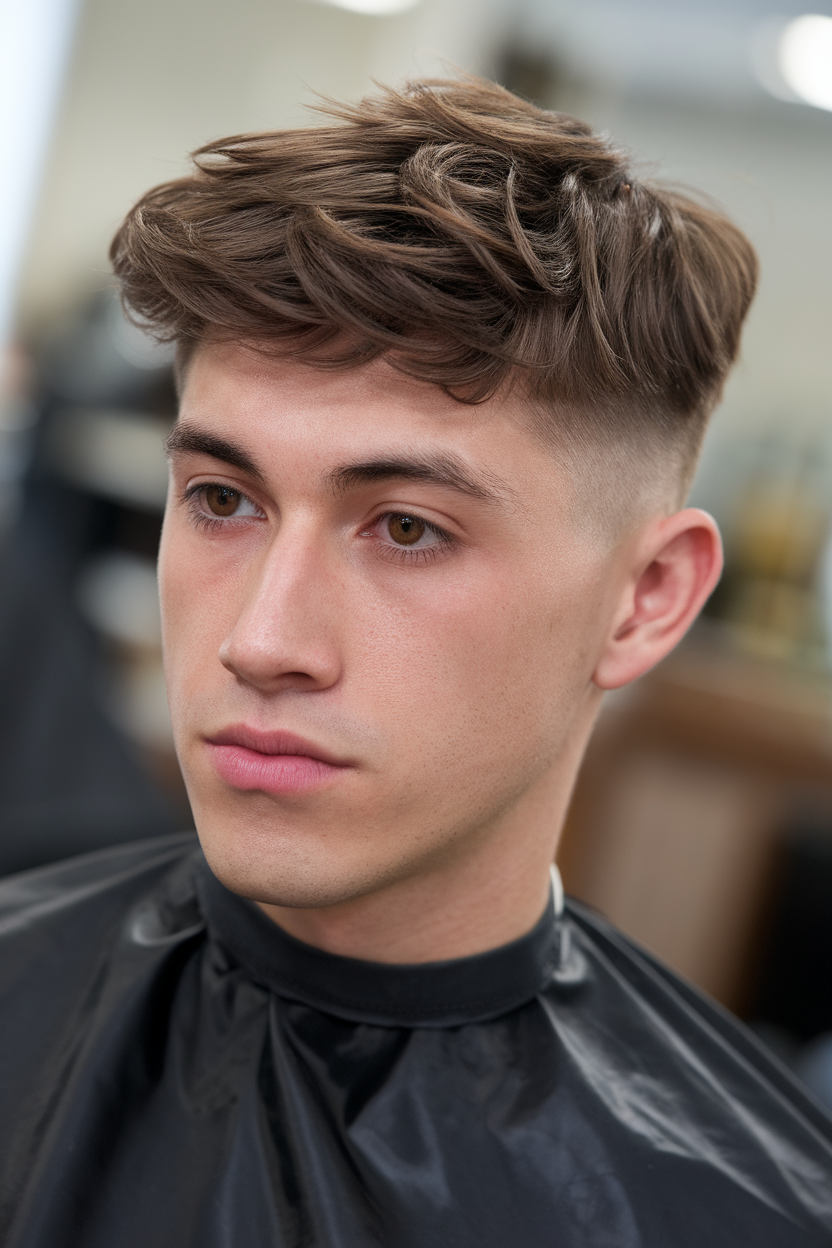 22 Men's Haircut Long Top Short Sides Styles – Modern Fade, Undercut, & Hairstyle Ideas