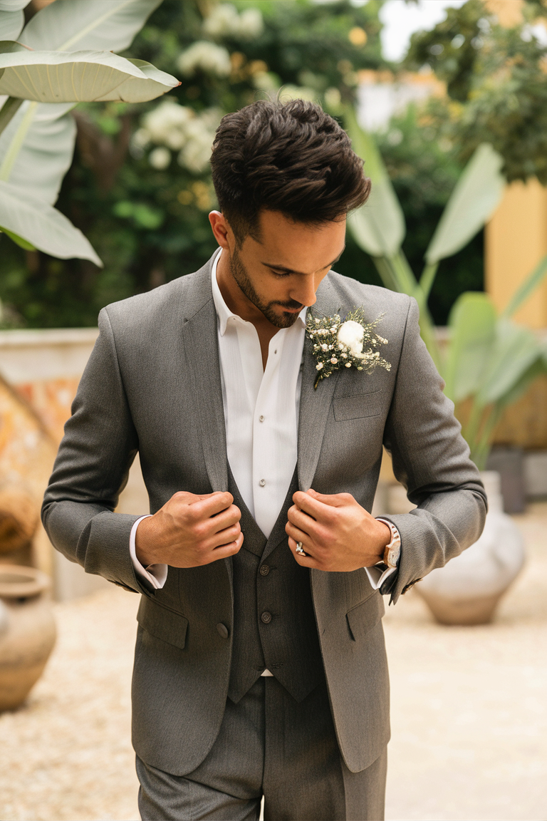 Men's Spring Wedding Outfits 2025 – 20 Stylish Ideas Looks for Every Guest & Dress Code
