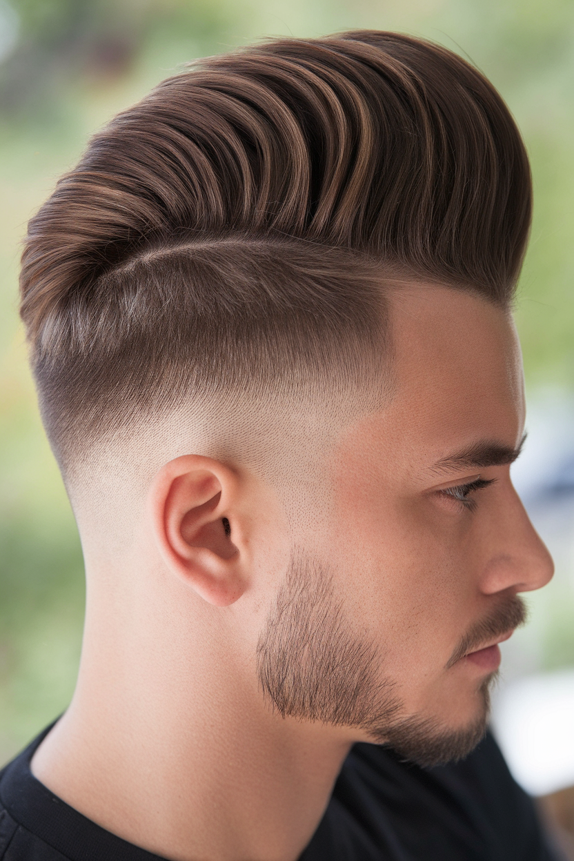 22 Men's Haircut Long Top Short Sides Styles – Modern Fade, Undercut, & Hairstyle Ideas