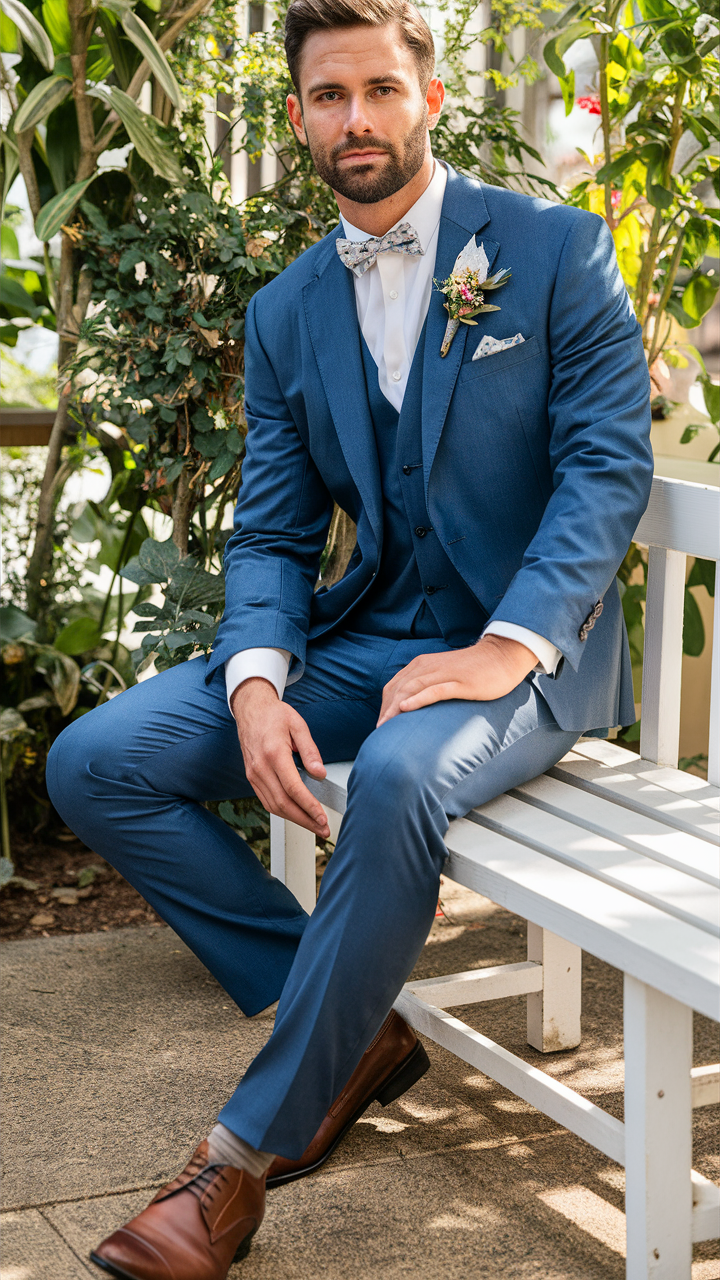 Men's Spring Wedding Outfits 2025 – 20 Stylish Ideas Looks for Every Guest & Dress Code