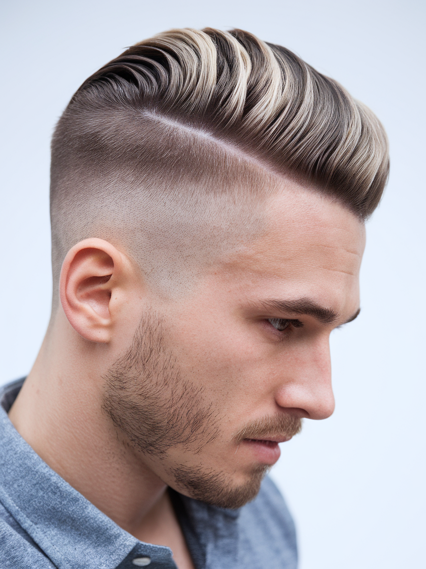 22 Men's Haircut Long Top Short Sides Styles – Modern Fade, Undercut, & Hairstyle Ideas