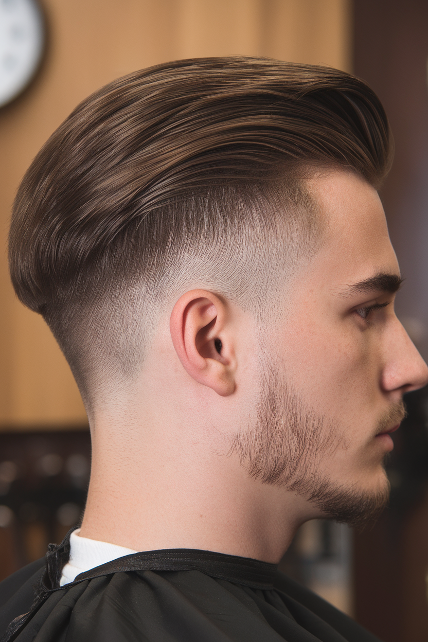 22 Men's Haircut Long Top Short Sides Styles – Modern Fade, Undercut, & Hairstyle Ideas