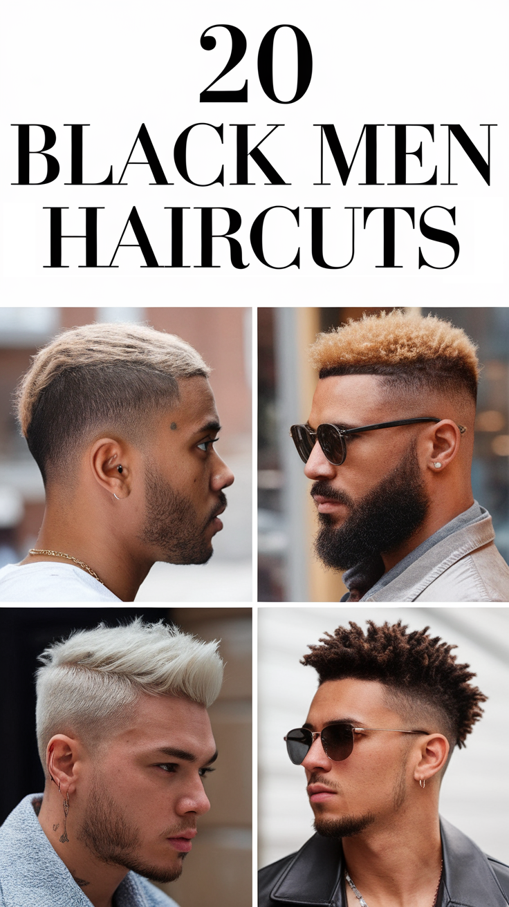 20 Ideas Best Black Men Haircuts: Taper Fades, Waves, Curly & Afro Styles