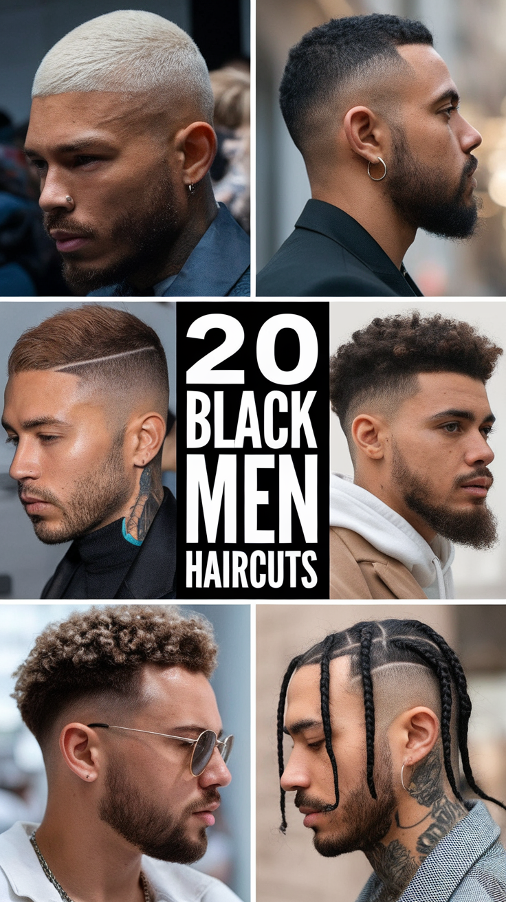 20 Ideas Best Black Men Haircuts: Taper Fades, Waves, Curly & Afro Styles