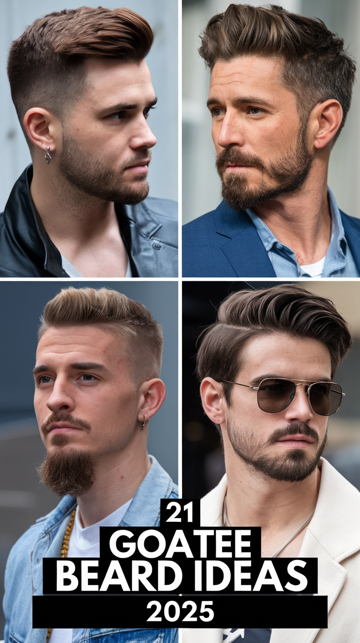 21 Best Goatee Beard Ideas 2025 – Stylish Looks for Men, Buzz Cut & Fade