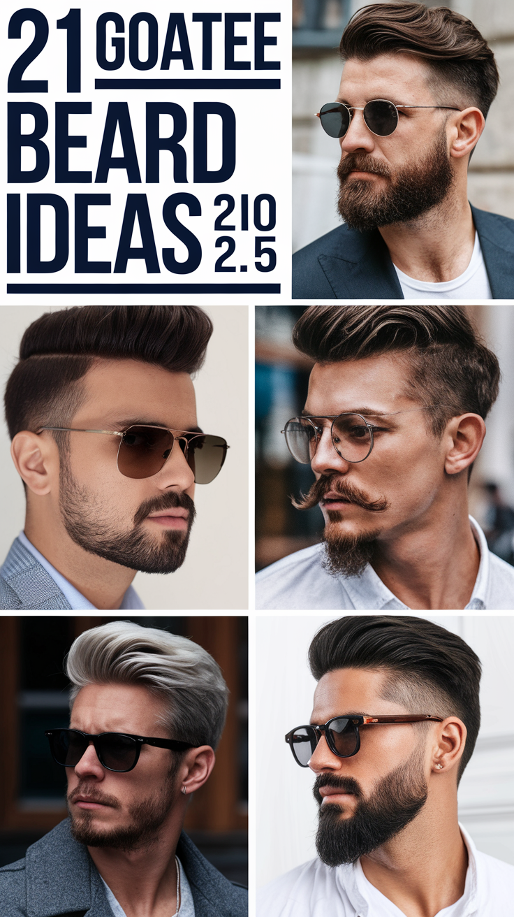 21 Best Goatee Beard Ideas 2025 – Stylish Looks for Men, Buzz Cut & Fade