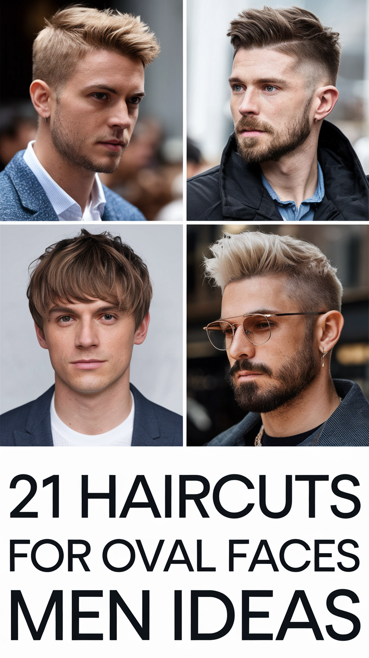 21 Best Haircuts for Oval Faces Men Ideas – Short, Medium, and Curly Styles