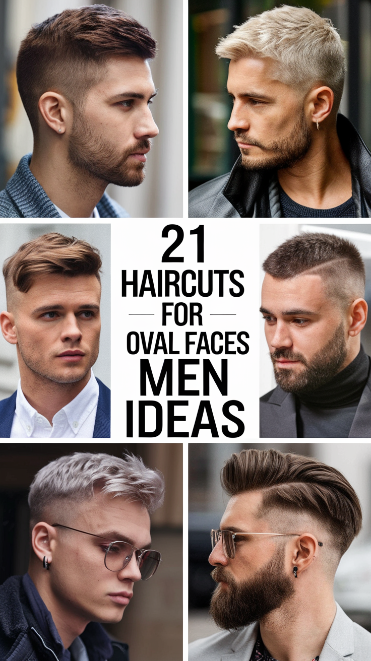 21 Best Haircuts for Oval Faces Men Ideas – Short, Medium, and Curly Styles