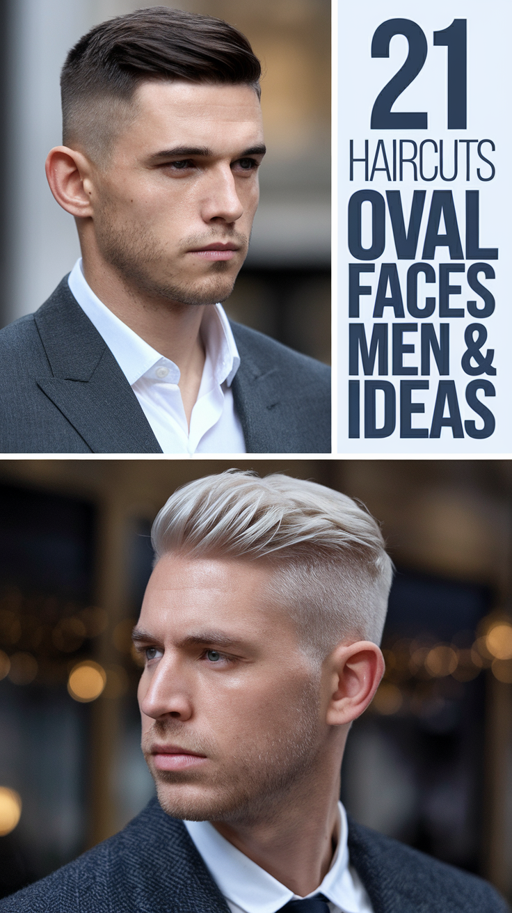 21 Best Haircuts for Oval Faces Men Ideas – Short, Medium, and Curly Styles