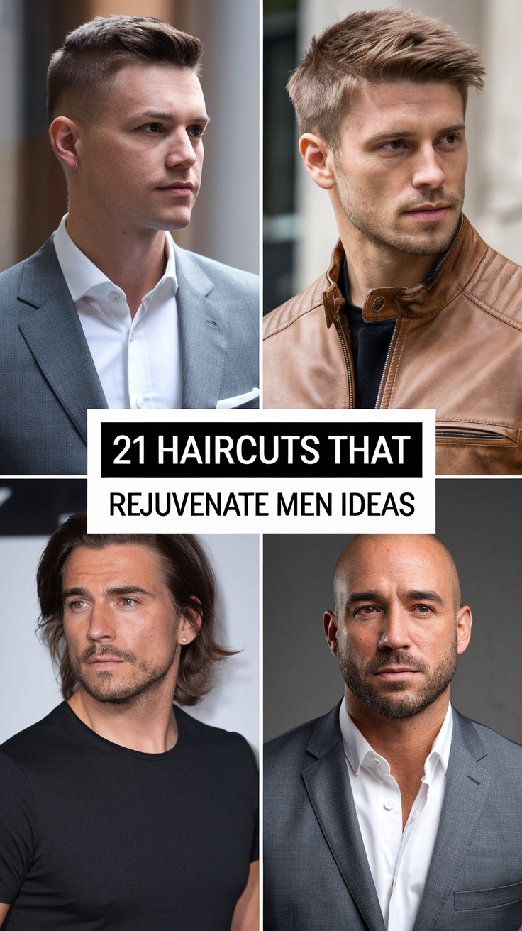 21 Ideas Haircuts That Rejuvenate Men – Best Styles for a Fresh, Youthful Look in 2025