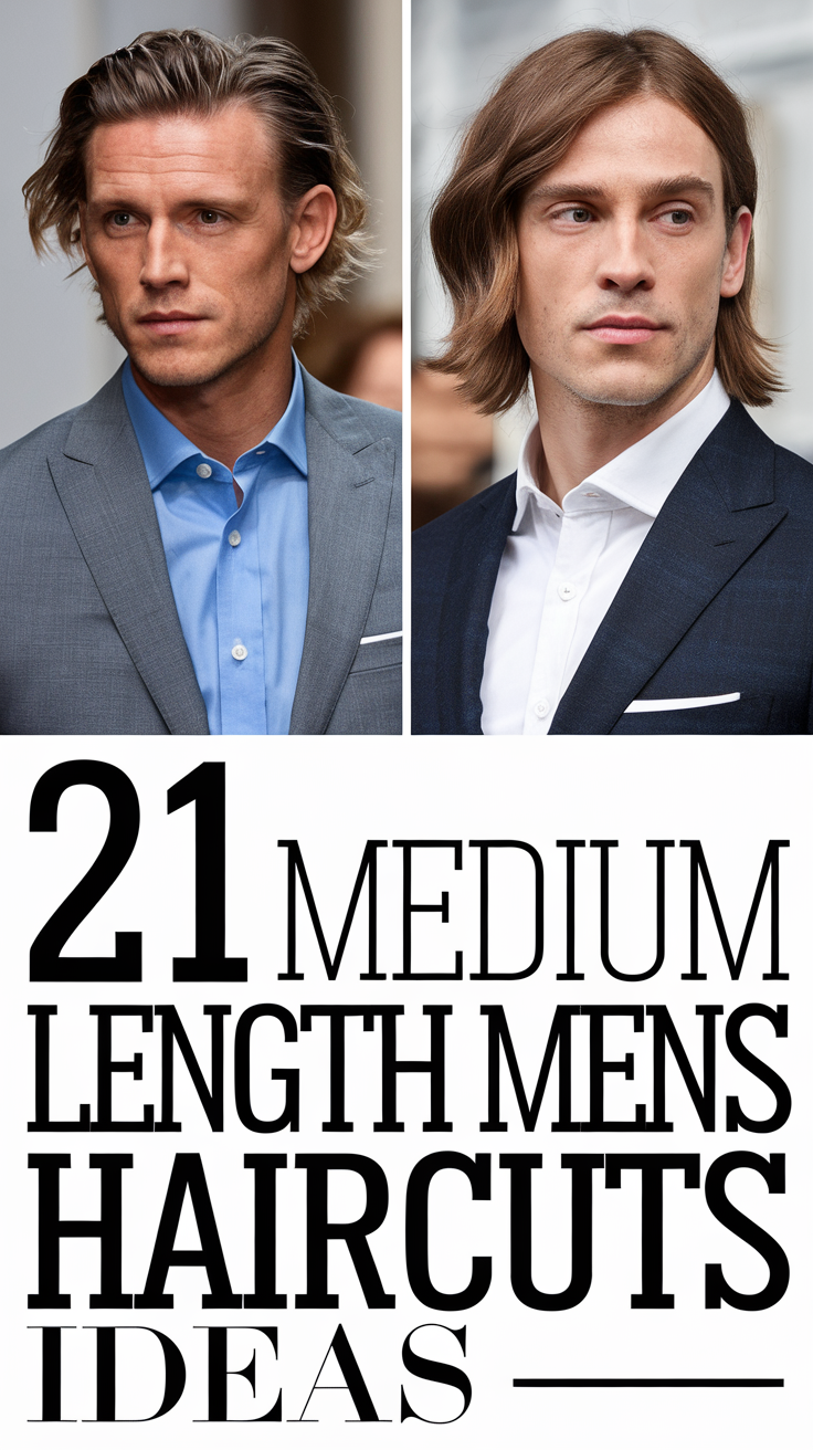 21 Best Medium Length Mens Haircuts Ideas – Trendy Wavy, Curly & Shaggy Styles