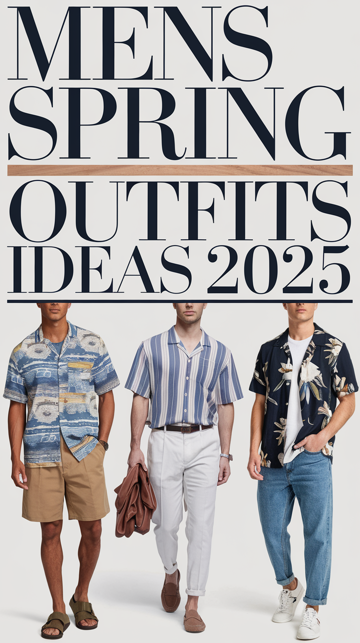 22 Mens Spring Shirts Outfits Ideas 2025 – Trendy, Aesthetic & Versatile Styles