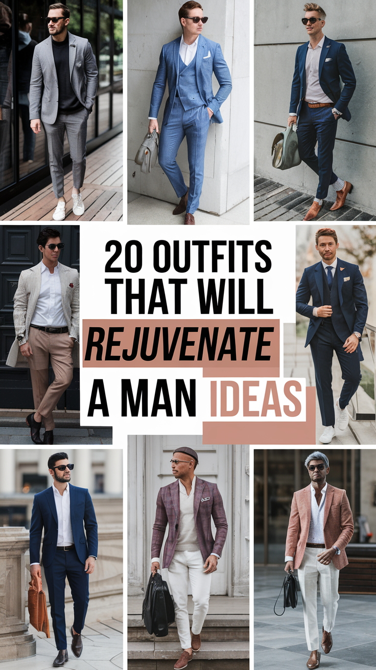 20 Outfits That Will Rejuvenate a Man – Casual, Streetwear & Party Style Ideas
