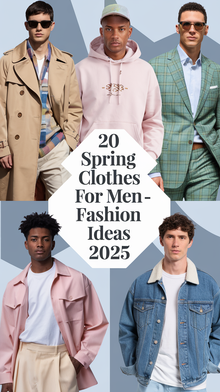 20 Spring Clothes for Men - Fashion Ideas 2025 | Casual & Formal Styles