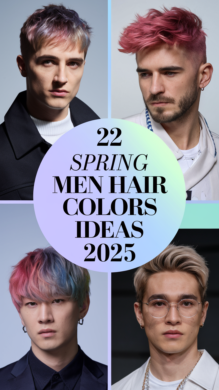 22 Spring Men Hair Colors Ideas 2025 – Trending Shades for Every Style