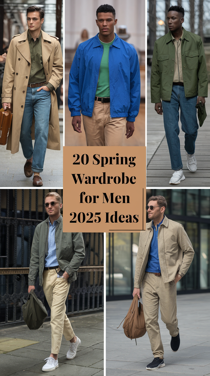 20 Best Spring Wardrobe for Men 2025 Ideas – Capsule, Classic & Minimal Styles