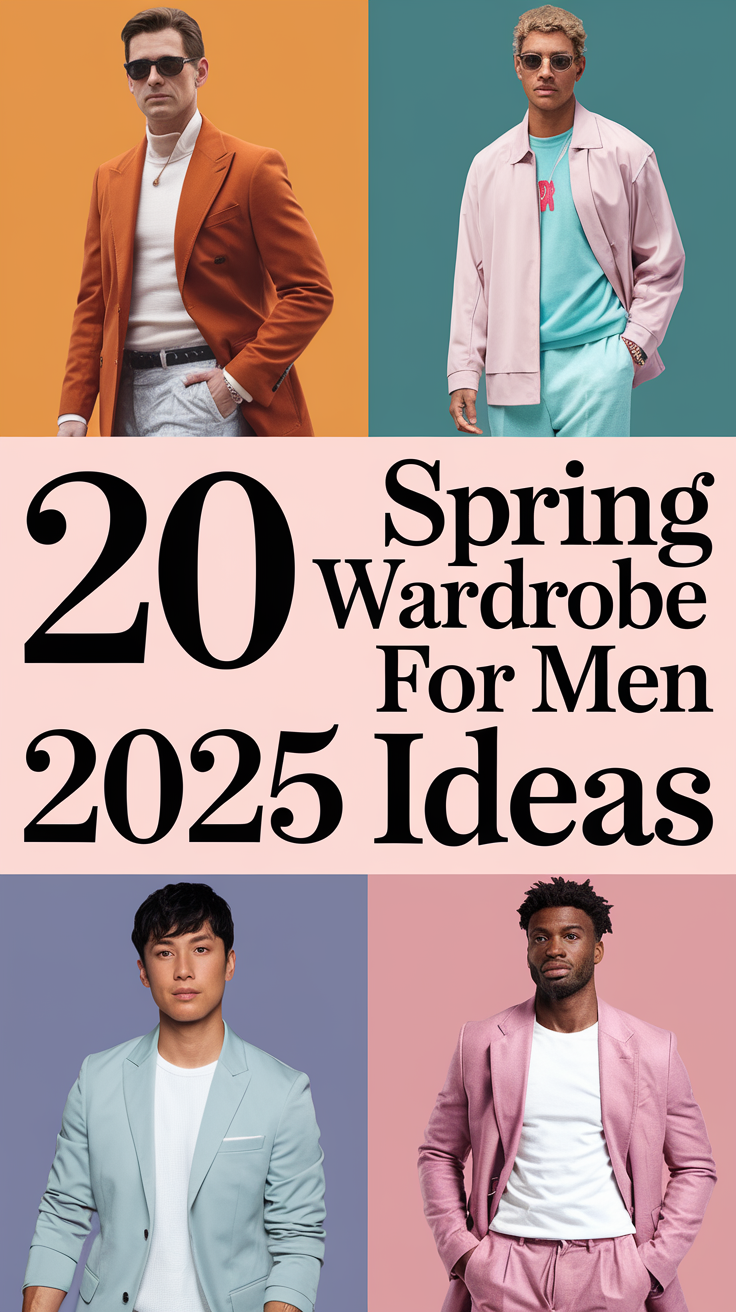 20 Best Spring Wardrobe for Men 2025 Ideas – Capsule, Classic & Minimal Styles