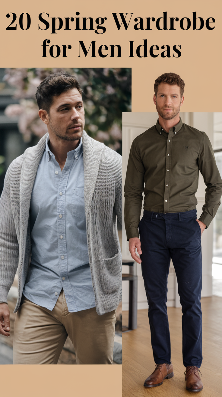 20 Best Spring Wardrobe for Men 2025 Ideas – Capsule, Classic & Minimal Styles