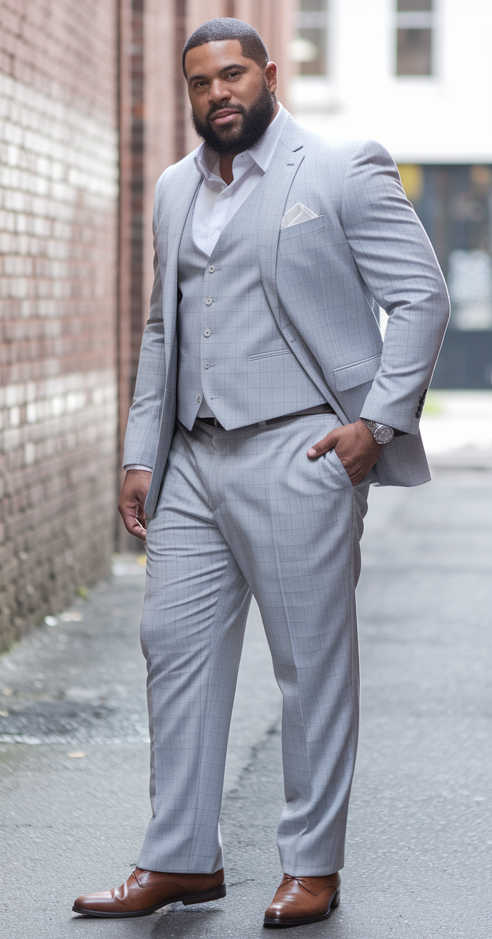 20 Plus Size Men's Clothing Outfit Ideas 2025 – Casual & Formal Styles