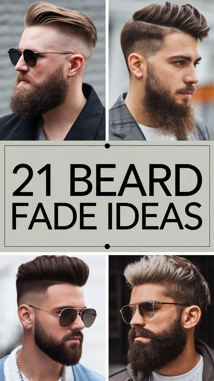21 Best Beard Fade Ideas for Men – Stylish Haircut and Taper Trends