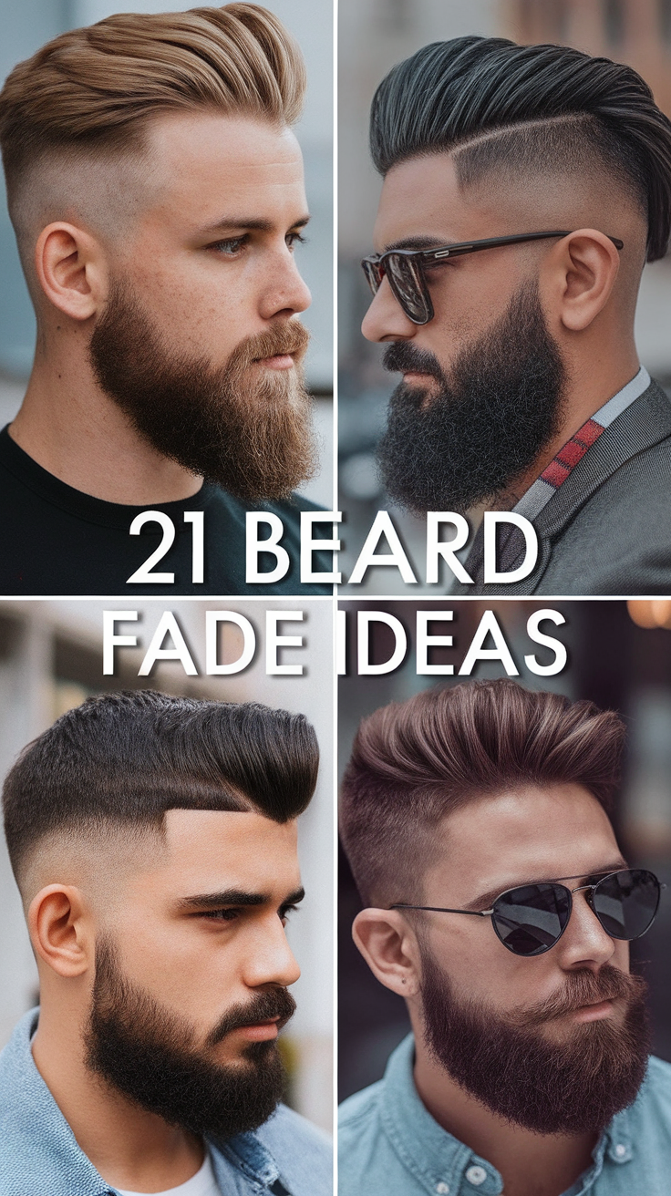 21 Best Beard Fade Ideas for Men – Stylish Haircut and Taper Trends