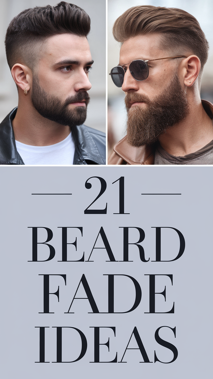 21 Best Beard Fade Ideas for Men – Stylish Haircut and Taper Trends