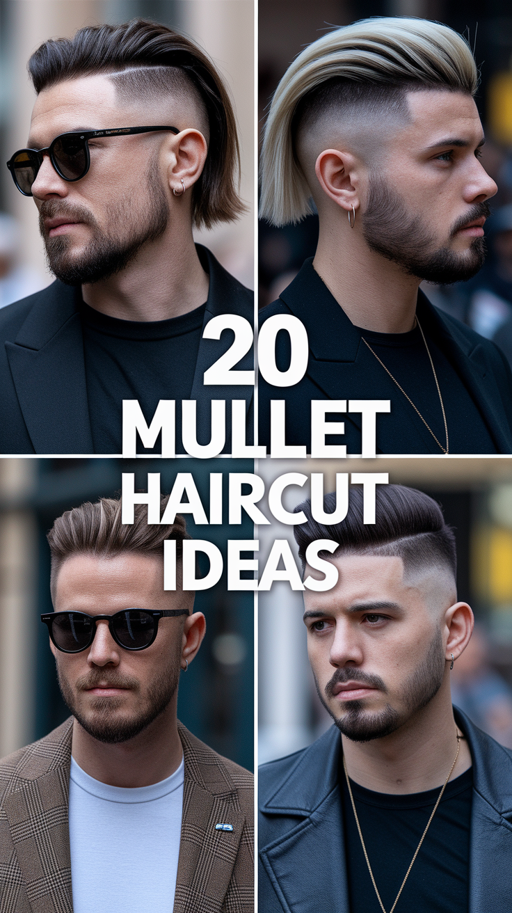 20 Best Mullet Haircut Men Ideas for 2025 – Curly, Straight, Long & Short Styles