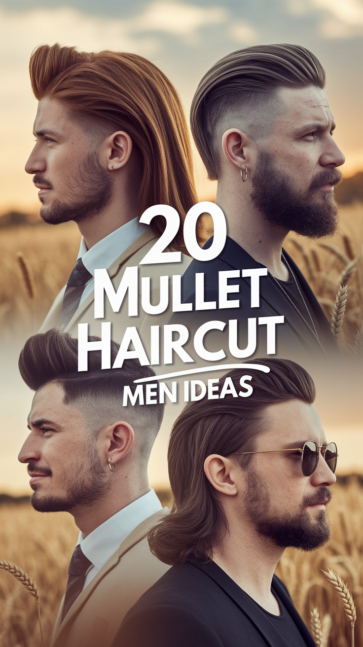 20 Best Mullet Haircut Men Ideas for 2025 – Curly, Straight, Long & Short Styles