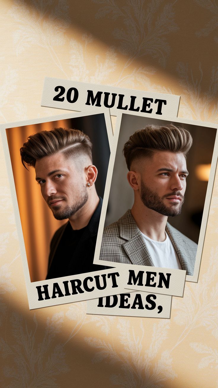 20 Best Mullet Haircut Men Ideas for 2025 – Curly, Straight, Long & Short Styles