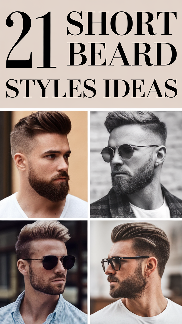21 Short Beard Styles Ideas for Men – Trendy, Classy, and Clean Looks